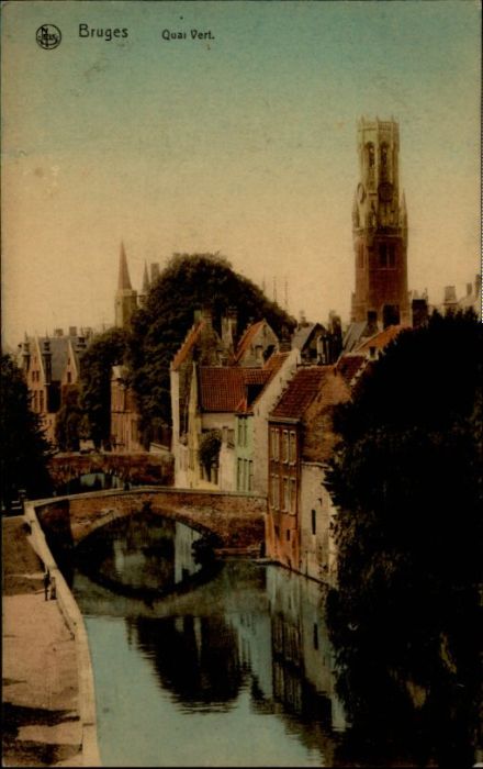 Bruges BRUGGE Belgie Bruges Quai Vert