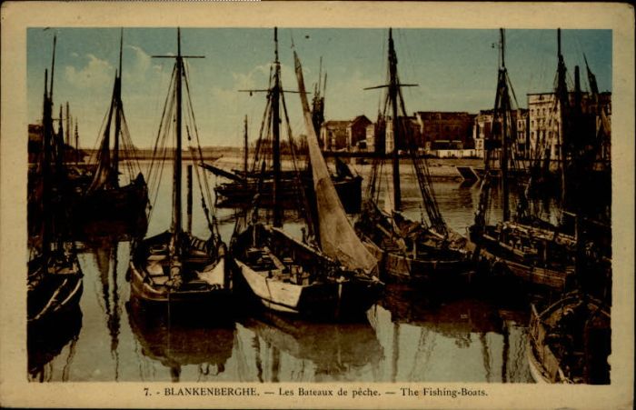 Blankenberghe Bateaux Peche