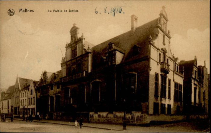 Malines Mechelen Flandre Malines Palais Justice
