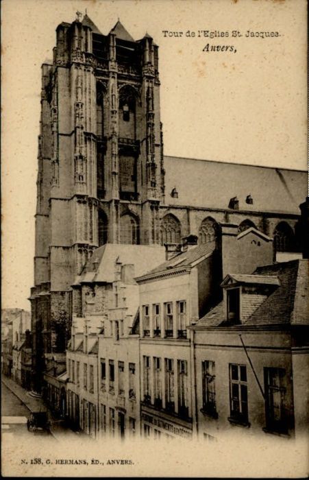 Anvers Antwerpen Anvers Tour Eglise St. Jacques