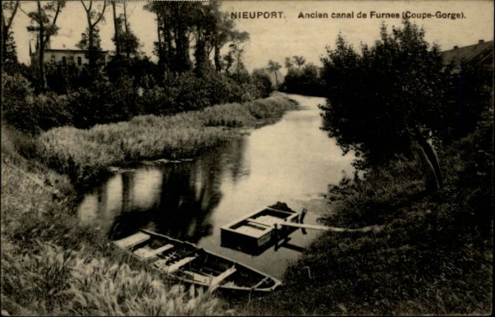NIEUPORT Nieuwpoort West-Vlaanderen Belgie Nieuport Canal Furnes