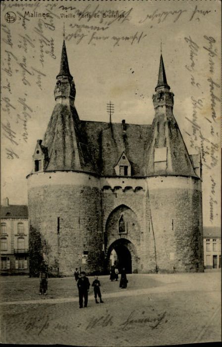 Malines Mechelen Flandre Malines Porte Bruxelles