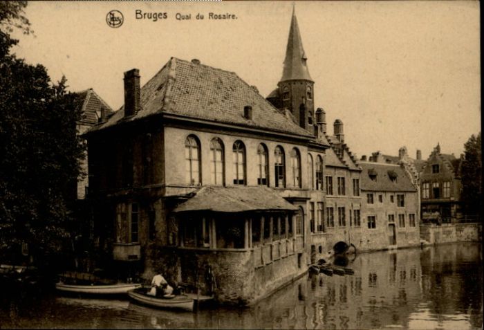 Bruges BRUGGE Belgie Bruges Quai Rosaire