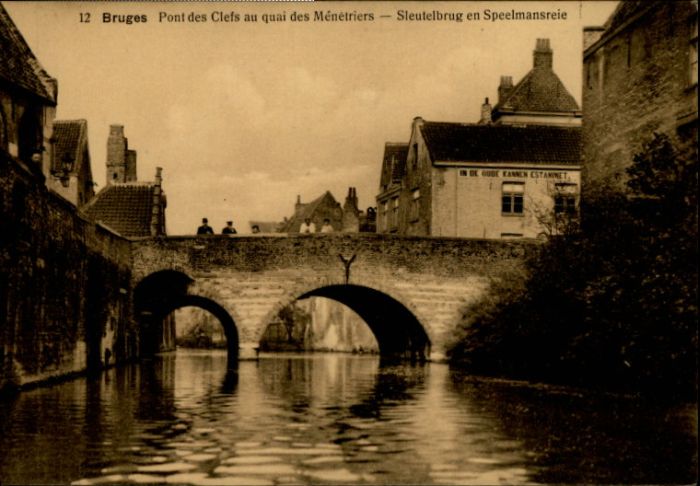 Bruges BRUGGE Belgie Bruges Pont Clefs