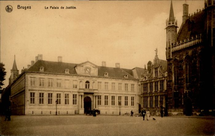 Bruges BRUGGE Belgie Bruges Palais Justice