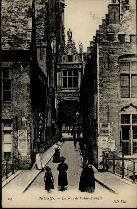 Bruges BRUGGE Belgie Bruges Rue Ane Aveugle
