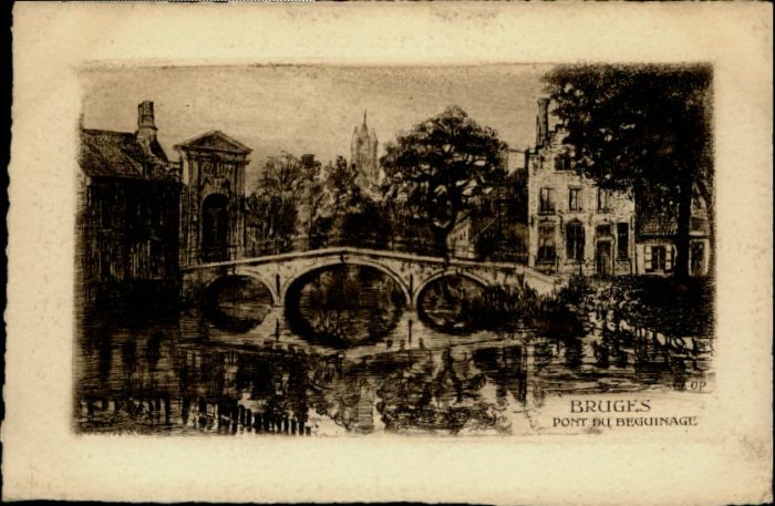 Bruges BRUGGE Belgie Bruges Pont Beguinage
