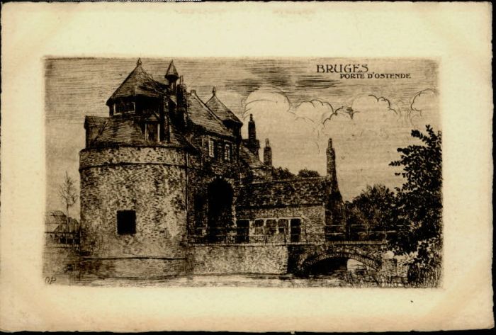 Bruges BRUGGE Belgie Bruges Porte Ostende