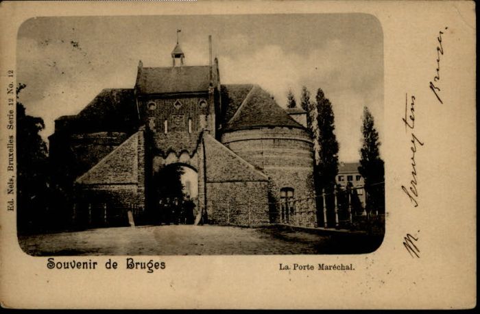 Bruges BRUGGE Belgie Bruges Porte Marechal