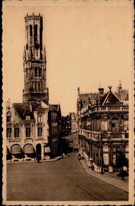 Brugge Bruges Burgplaats Place Bourg Beffroi