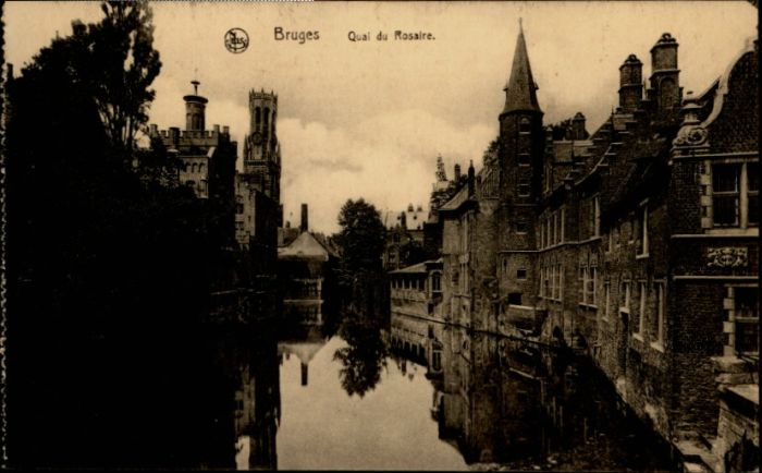 Bruges BRUGGE Belgie Bruges Quai Rosaire