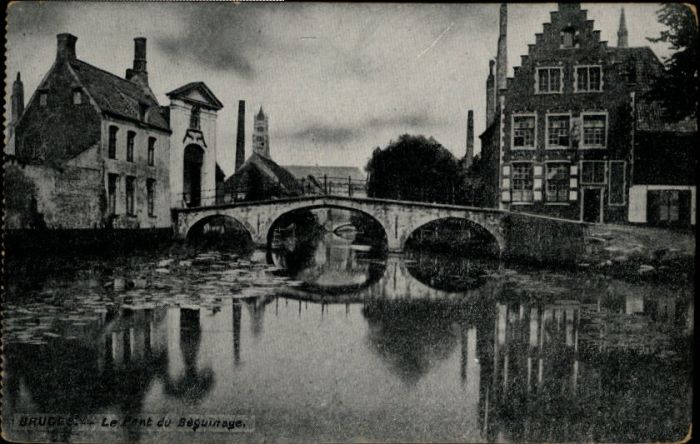 Bruges BRUGGE Belgie Bruges Pont Beguinage