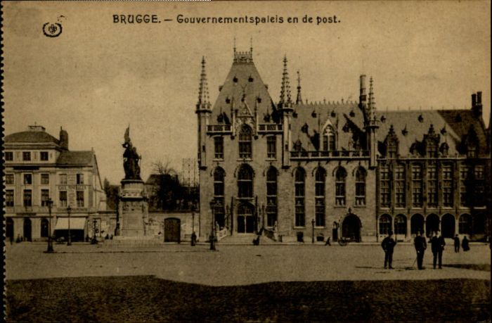 BRUGGE Bruges Belgie Gouvernementspaleis Post