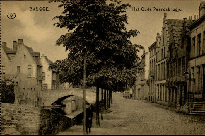 BRUGGE Bruges Belgie Oude Paardzbrugje