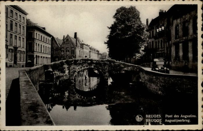 Bruges BRUGGE Belgie Bruges Brugge Pont Augustins Augustijnerbrug