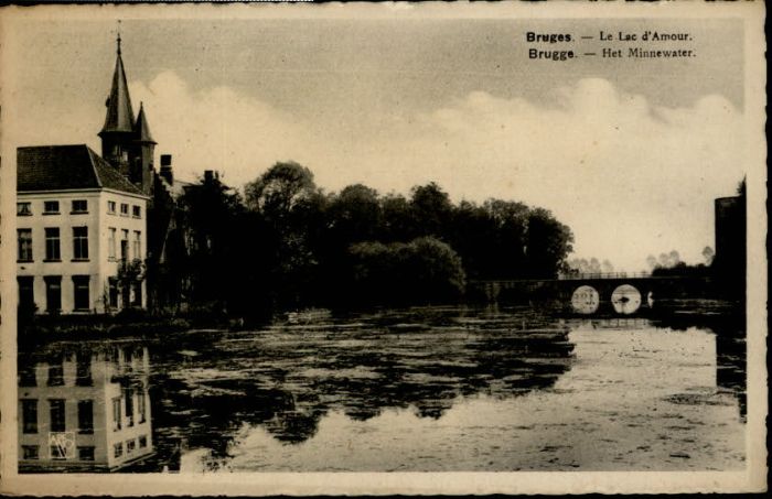 Bruges BRUGGE Belgie Bruges Brugge Minnewater Lac Amour