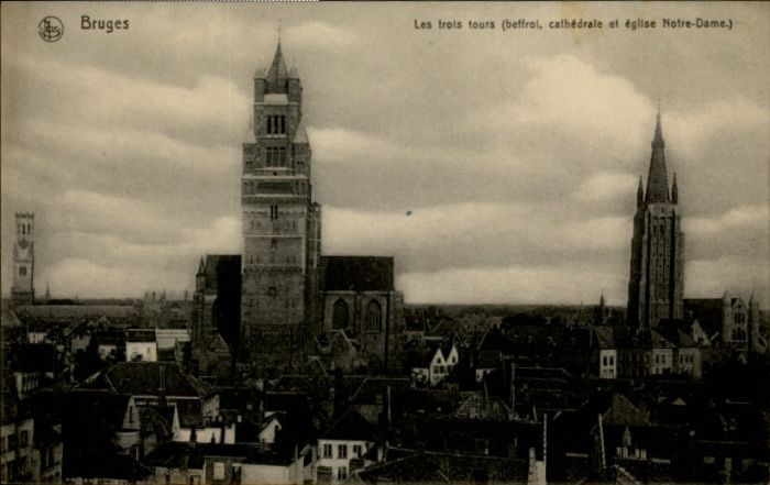 Bruges BRUGGE Belgie Bruges Beffroi Cathedrale Eglise Notre-Dame