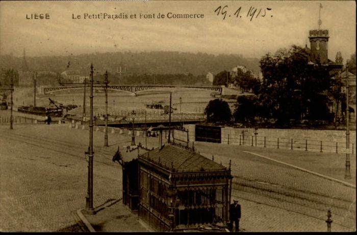 Liege Luettich Liege Petit Paradis Pont Commerce