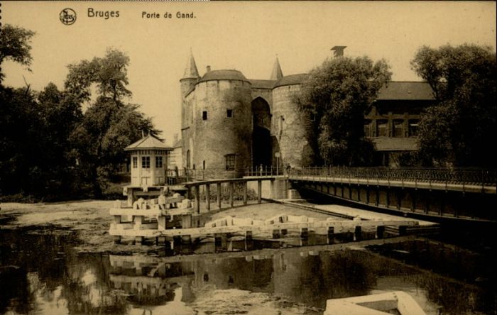 Bruges BRUGGE Belgie Bruges Porte Gand