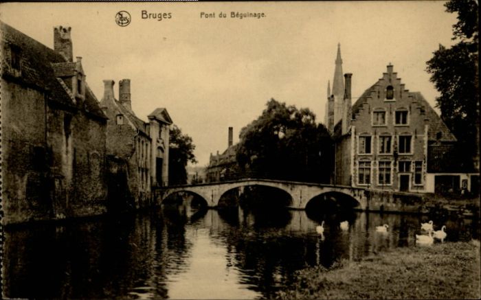 Bruges BRUGGE Belgie Bruges Pont Beguinage