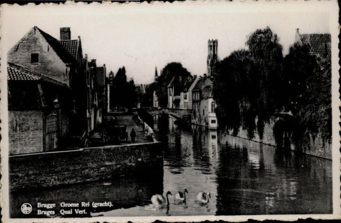 Brugge Bruges Groene Rei Quai Vert