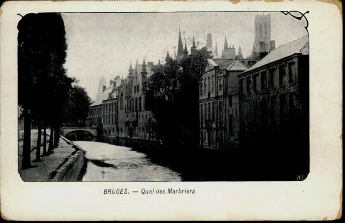 Bruges BRUGGE Belgie Bruges Quai Marbriers