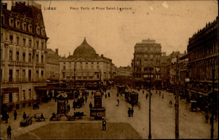 Liege Luettich Liege Place Verte Place Saint-Lambert