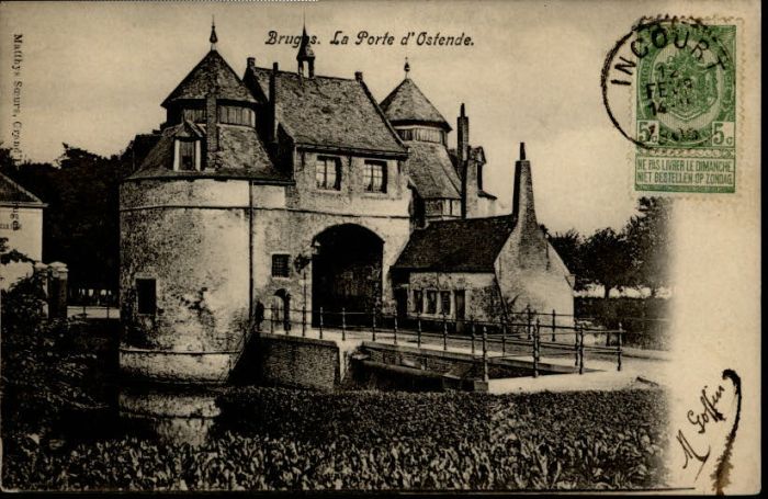 Bruges BRUGGE Belgie Bruges Porte Ostende