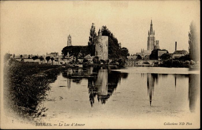 Bruges BRUGGE Belgie Bruges Lac Amour
