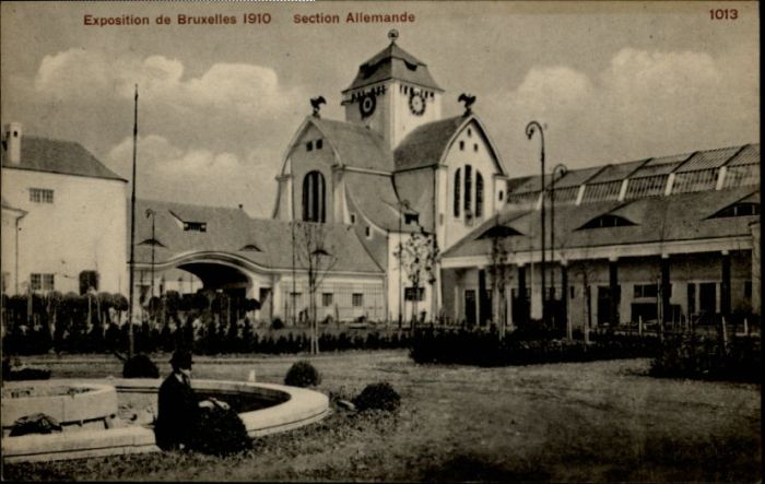 Bruxelles Bruessel Exposition Section Allemande