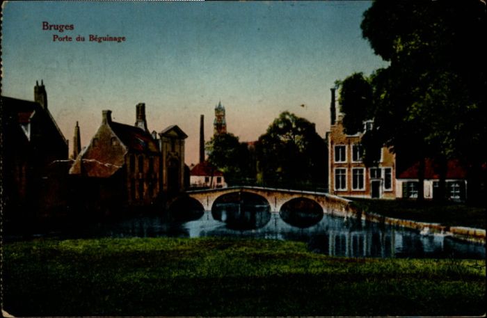 Bruges BRUGGE Belgie Bruges Porte Beguinage