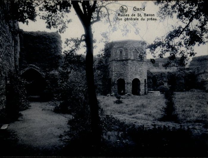 Gand Belgien Gand Ruines St. Bavon