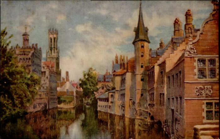 Bruges BRUGGE Belgie Bruges Quai Rosaire