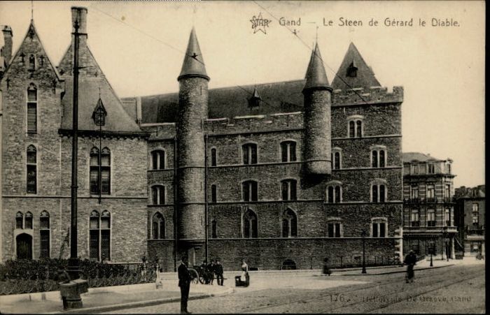 Gand Belgien Gand Steen Gerard Diable