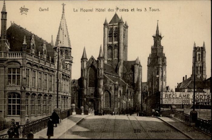 Gand Belgien Gand 3 Tours Hotel Postes