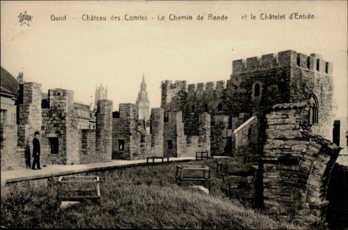 Gand Belgien Gand Chateau Comtes