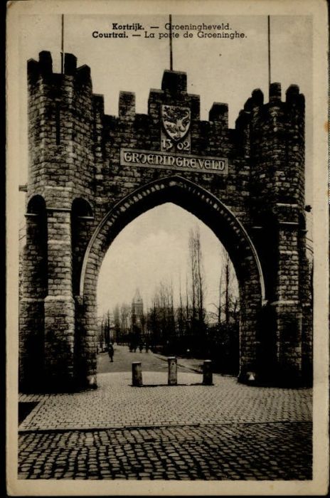 Kortrijk West-Vlaanderen Kortrijk Courtrai Groeningheveld Porte