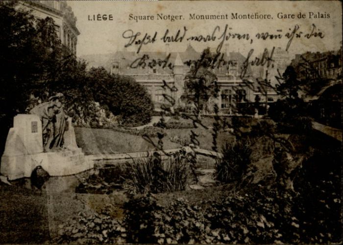 Liege Luettich Liege Square Notger Monument Montefiore Gare Palais