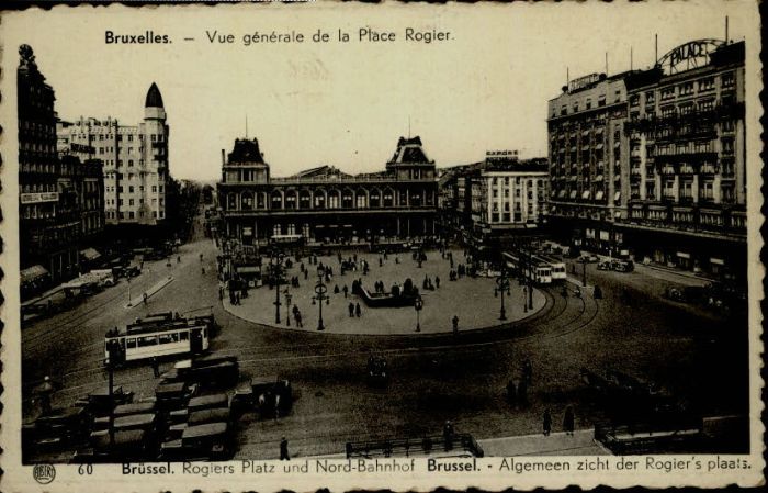 Bruxelles Bruessel Bruessel Place Rogier Rogiers Platz Bahnhof