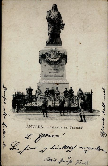 Anvers Antwerpen Anvers Statue Teniers