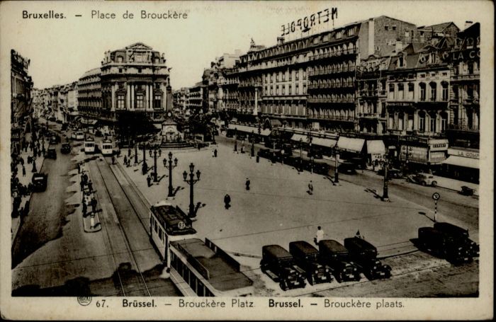 Bruxelles Bruessel Bruessel Place Brouckere Brouckere Platz