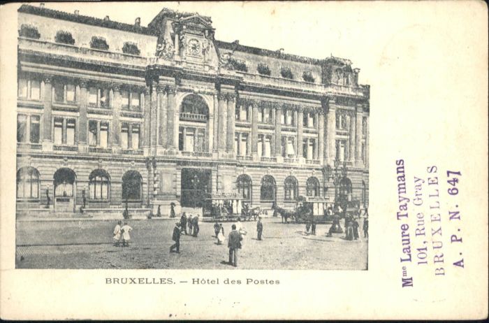 Bruxelles Bruessel Hotel Postes