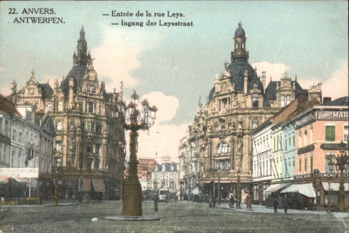 Anvers Antwerpen Rue Leys Leysstraat