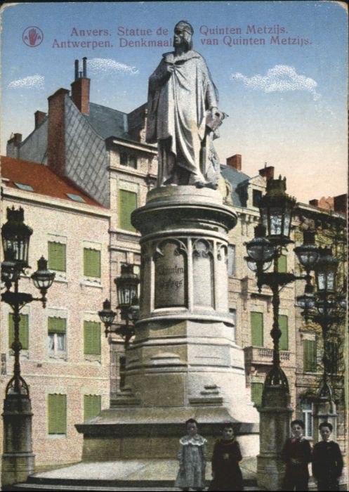 Anvers Antwerpen Statue Quinten Metzijs Denkmaal van Quinten Metzijs