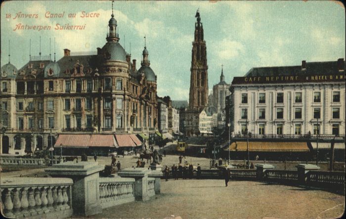 Anvers Antwerpen Canal Sucre Suikerrui