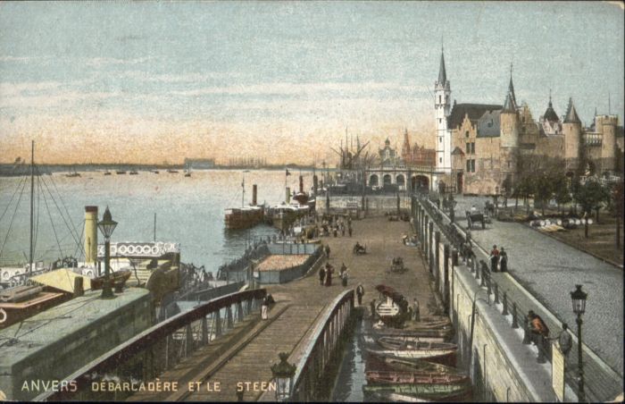 Anvers Antwerpen Anvers Barcadere Steen