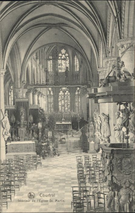 Courtrai KORTRIJK Flandre Belgie Courtrai Eglise St. Martin