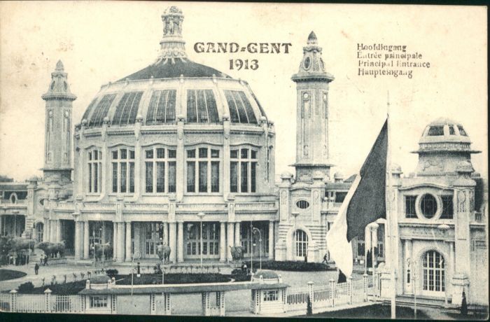 Gand Belgien Gand Gent Entree Eingang