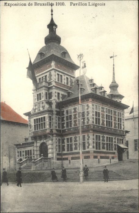 Bruxelles Bruessel Exposition Pavillon Liegeois