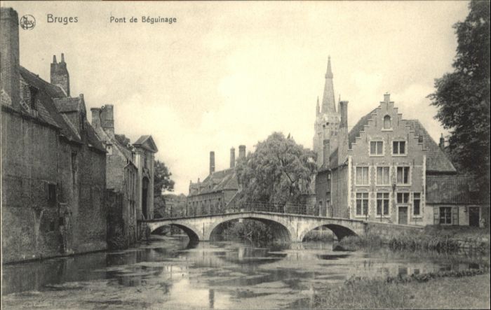 Bruges BRUGGE Belgie Bruges Pont Beguinage